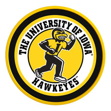 Load image into Gallery viewer, Iowa Hawkeyes: Herky - Round Modern Disc Wall Sign - The Fan-Brand
