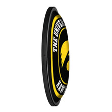 Load image into Gallery viewer, Iowa Hawkeyes: Round Slimline Lighted Wall Sign - The Fan-Brand