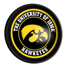 Load image into Gallery viewer, Iowa Hawkeyes: Round Slimline Lighted Wall Sign - The Fan-Brand