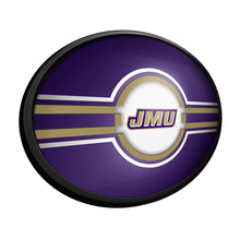 Load image into Gallery viewer, James Madison Dukes: Oval Slimline Lighted Wall Sign - The Fan-Brand