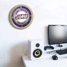 Load image into Gallery viewer, James Madison Dukes: Ribbed Frame Wall Clock - The Fan-Brand