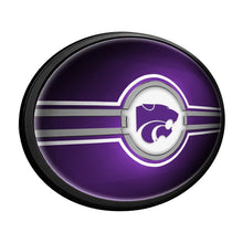 Load image into Gallery viewer, Kansas State Wildcats: Oval Slimline Lighted Wall Sign - The Fan-Brand