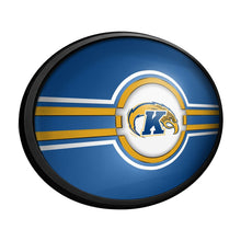 Load image into Gallery viewer, Kent State Golden Flashes: Oval Slimline Lighted Wall Sign - The Fan-Brand