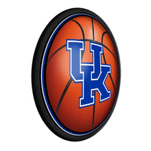 Load image into Gallery viewer, Kentucky Wildcats: Basketball - Round Slimline Lighted Wall Sign - The Fan-Brand