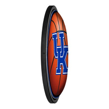 Load image into Gallery viewer, Kentucky Wildcats: Basketball - Round Slimline Lighted Wall Sign - The Fan-Brand