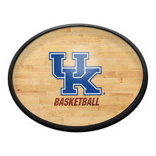 Load image into Gallery viewer, Kentucky Wildcats: Hardwood - Oval Slimline Lighted Wall Sign - The Fan-Brand