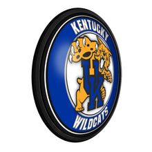 Load image into Gallery viewer, Kentucky Wildcats: Mascot - Round Slimline Lighted Wall Sign - The Fan-Brand