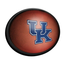Load image into Gallery viewer, Kentucky Wildcats: Pigskin - Oval Slimline Lighted Wall Sign - The Fan-Brand