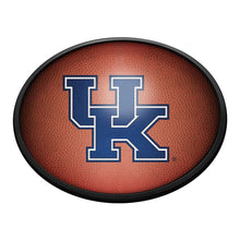 Load image into Gallery viewer, Kentucky Wildcats: Pigskin - Oval Slimline Lighted Wall Sign - The Fan-Brand