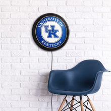 Load image into Gallery viewer, Kentucky Wildcats: Round Slimline Lighted Wall Sign - The Fan-Brand
