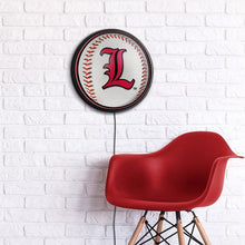 Load image into Gallery viewer, Louisville Cardinals: Baseball - Slimline Lighted Wall Sign - The Fan-Brand