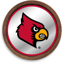 Load image into Gallery viewer, Louisville Cardinals: "Faux" Barrel Top Mirrored Wall Sign - The Fan-Brand