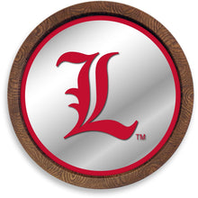 Load image into Gallery viewer, Louisville Cardinals: L - "Faux" Barrel Top Mirrored Wall Sign - The Fan-Brand
