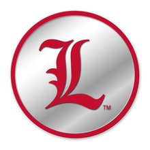 Load image into Gallery viewer, Louisville Cardinals: L - Modern Disc Mirrored Wall Sign - The Fan-Brand