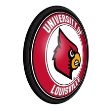 Load image into Gallery viewer, Louisville Cardinals: Round Slimline Lighted Wall Sign - The Fan-Brand