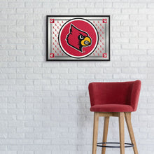 Load image into Gallery viewer, Louisville Cardinals: Team Spirit - Framed Mirrored Wall Sign - The Fan-Brand