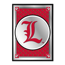 Load image into Gallery viewer, Louisville Cardinals: Team Spirit, L - Framed Mirrored Wall Sign - The Fan-Brand