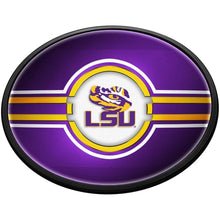 Load image into Gallery viewer, LSU Tigers: Oval Slimline Lighted Wall Sign - The Fan-Brand