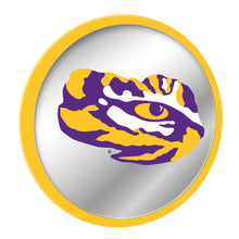 Load image into Gallery viewer, LSU Tigers: Tiger Eye - Modern Disc Mirrored Wall Sign - The Fan-Brand