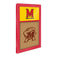 Load image into Gallery viewer, Maryland Terrapins: Dual Logos - Cork Note Board - The Fan-Brand