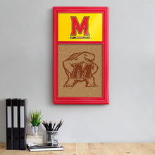 Load image into Gallery viewer, Maryland Terrapins: Dual Logos - Cork Note Board - The Fan-Brand