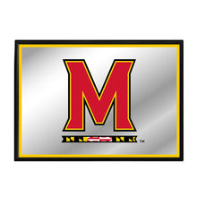 Load image into Gallery viewer, Maryland Terrapins: Framed Mirrored Wall Sign - The Fan-Brand