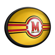 Load image into Gallery viewer, Maryland Terrapins: Oval Slimline Lighted Wall Sign - The Fan-Brand