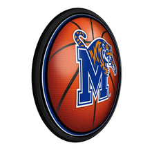 Load image into Gallery viewer, Memphis Tigers: Basketball - Round Slimline Lighted Wall Sign - The Fan-Brand