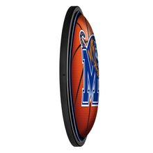 Load image into Gallery viewer, Memphis Tigers: Basketball - Round Slimline Lighted Wall Sign - The Fan-Brand