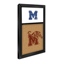 Load image into Gallery viewer, Memphis Tigers: Dual Logo, Striped M - Cork Note Board - The Fan-Brand