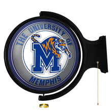 Load image into Gallery viewer, Memphis Tigers: Original Round Rotating Lighted Wall Sign - The Fan-Brand