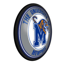 Load image into Gallery viewer, Memphis Tigers: Round Slimline Lighted Wall Sign - The Fan-Brand