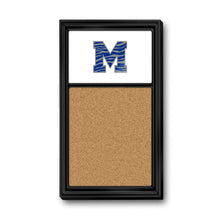 Load image into Gallery viewer, Memphis Tigers: Striped M - Cork Note Board - The Fan-Brand