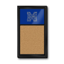 Load image into Gallery viewer, Memphis Tigers: Striped M - Cork Note Board - The Fan-Brand