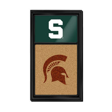 Load image into Gallery viewer, Michigan State Spartans: Dual Logo - Cork Note Board - The Fan-Brand