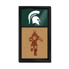 Load image into Gallery viewer, Michigan State Spartans: Dual Logo, Sparty - Cork Note Board - The Fan-Brand