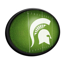 Load image into Gallery viewer, Michigan State Spartans: On the 50 - Oval Slimline Lighted Wall Sign - The Fan-Brand