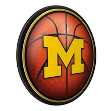 Load image into Gallery viewer, Michigan Wolverines: Basketball - Modern Disc Wall Sign - The Fan-Brand