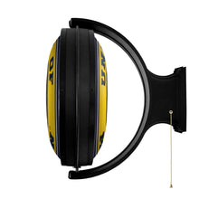 Load image into Gallery viewer, Michigan Wolverines: Original Round Rotating Lighted Wall Sign - The Fan-Brand
