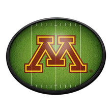 Load image into Gallery viewer, Minnesota Golden Gophers: On the 50 - Oval Slimline Lighted Wall Sign - The Fan-Brand