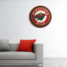 Load image into Gallery viewer, Minnesota Wild: Modern Disc Wall Sign - The Fan-Brand