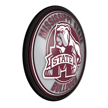 Load image into Gallery viewer, Mississippi State Bulldogs: Mascot - Round Slimline Lighted Wall Sign - The Fan-Brand