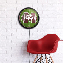 Load image into Gallery viewer, Mississippi State Bulldogs: On the 50 - Slimline Lighted Wall Sign - The Fan-Brand