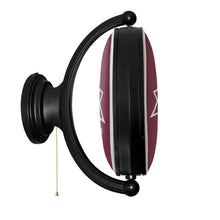 Load image into Gallery viewer, Mississippi State Bulldogs: Original Oval Rotating Lighted Wall Sign - The Fan-Brand
