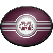 Load image into Gallery viewer, Mississippi State Bulldogs: Oval Slimline Lighted Wall Sign - The Fan-Brand