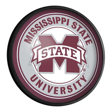 Load image into Gallery viewer, Mississippi State Bulldogs: Round Slimline Lighted Wall Sign - The Fan-Brand