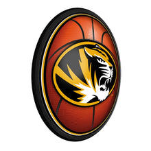 Load image into Gallery viewer, Missouri Tigers: Basketball - Round Slimline Lighted Wall Sign - The Fan-Brand