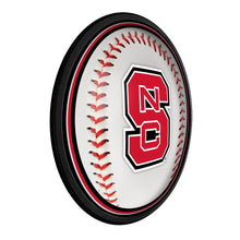 Load image into Gallery viewer, NC State Wolfpack: Baseball - Slimline Lighted Wall Sign - The Fan-Brand