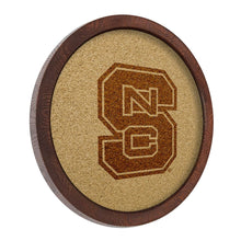 Load image into Gallery viewer, NC State Wolfpack: "Faux" Barrel Framed Cork Board - The Fan-Brand