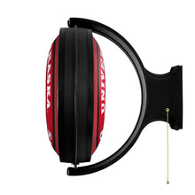 Load image into Gallery viewer, Nebraska Cornhuskers: Original Round Rotating Lighted Wall Sign - The Fan-Brand
